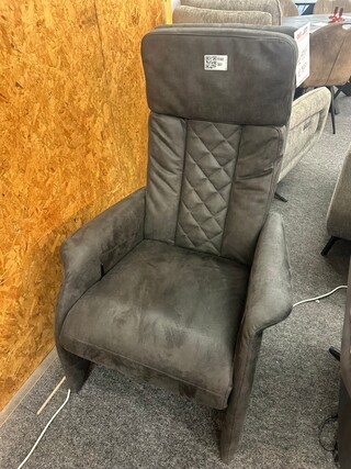 Relax fauteuil Trondheim manueel, Hjort Knudsen, Microvezel, antraciet